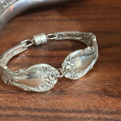 Antique 1903 R. Wallace Grapefruit Spoon Bracelet