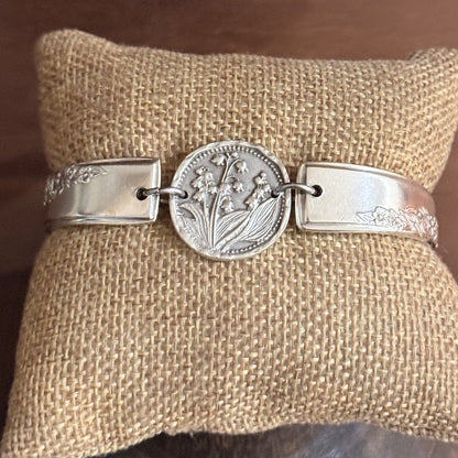 Vintage Rodd Princess Silverware Bracelet | Lily of the Valley