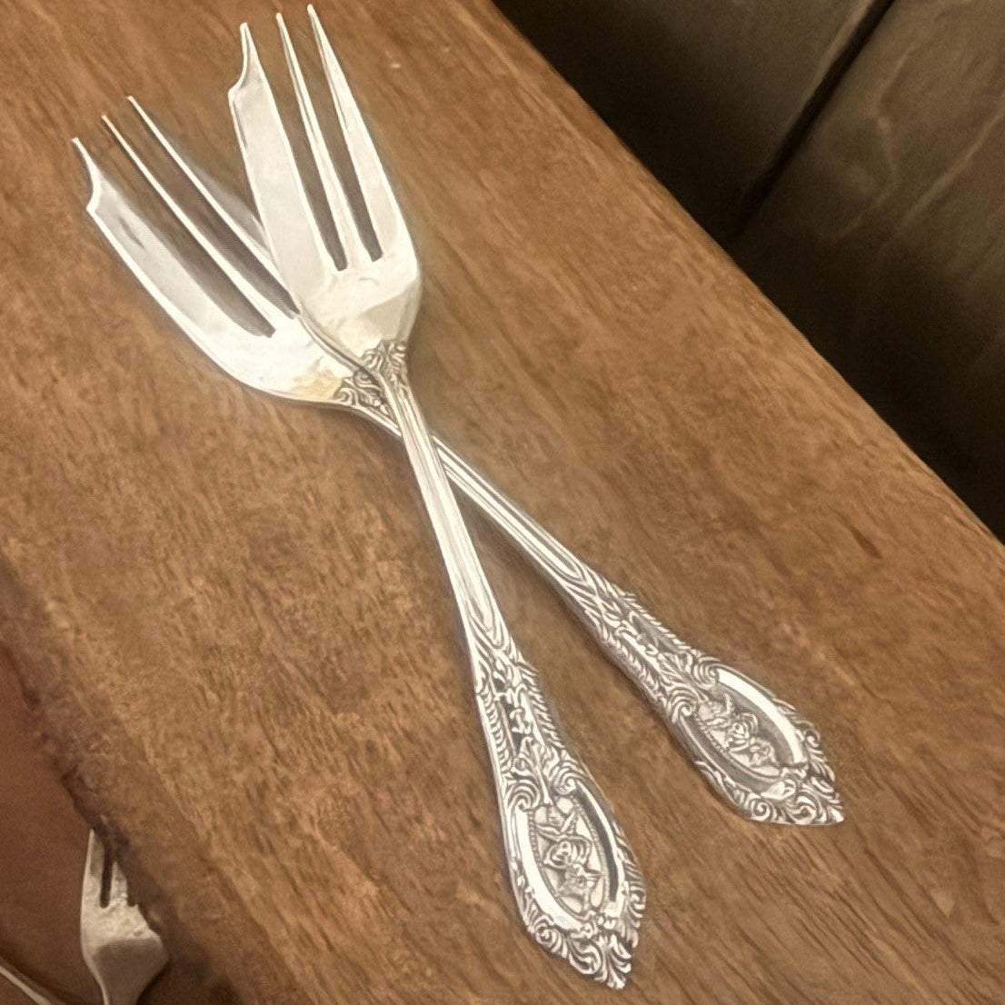 1950s Rodd Royal Rose Cake Fork Bracelet