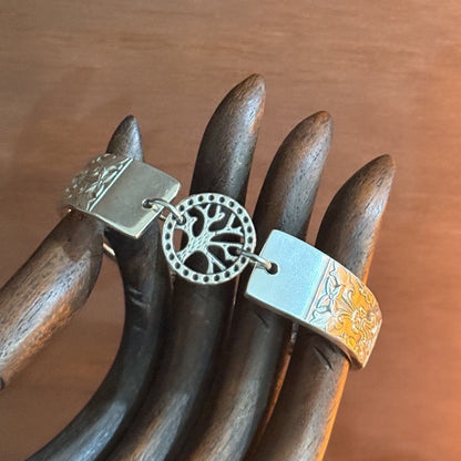 Rogers Lady Katherine Silverware Bracelet with Tree of Life