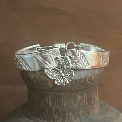 Vintage Viners England Silverware Butterfly Bracelet