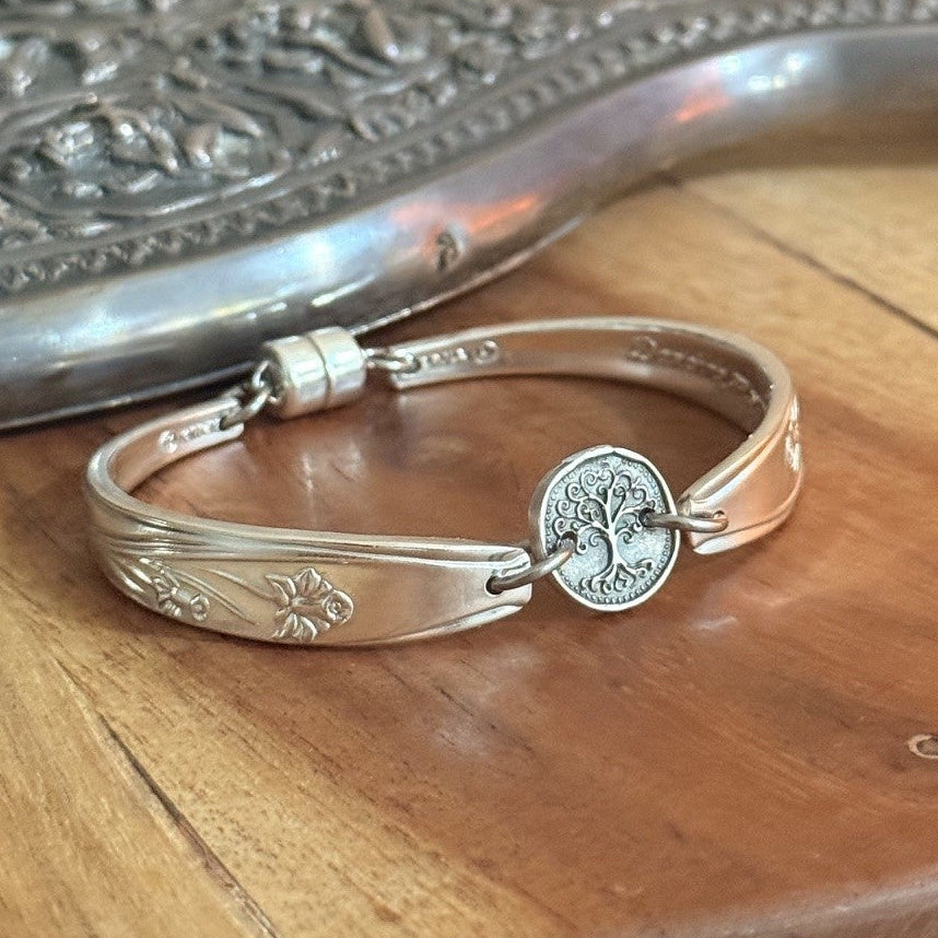 Dawn “Dancing Flowers” Spoon Handle Bracelet | Tree of Life