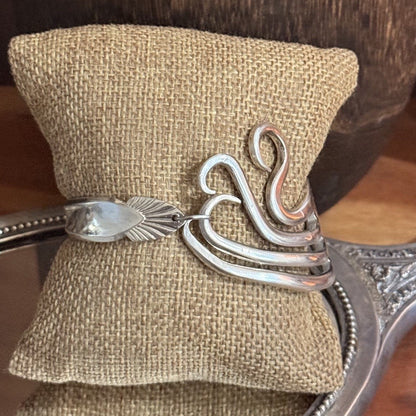 Hand Formed Vintage Fork Bracelet