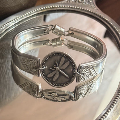 Vintage Gee & Holmes Margaret Rose Dragonfly Bracelet