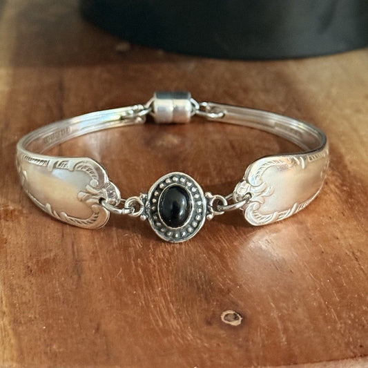 Grosvenor Diane Cake Fork Bracelet with Sterling Silver Connector