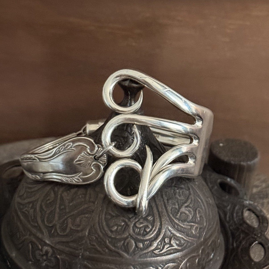Hand Formed Vintage Fork Bracelet