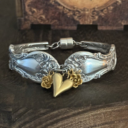 1903 Wallace USA Grapefruit Spoon Handle Bracelet