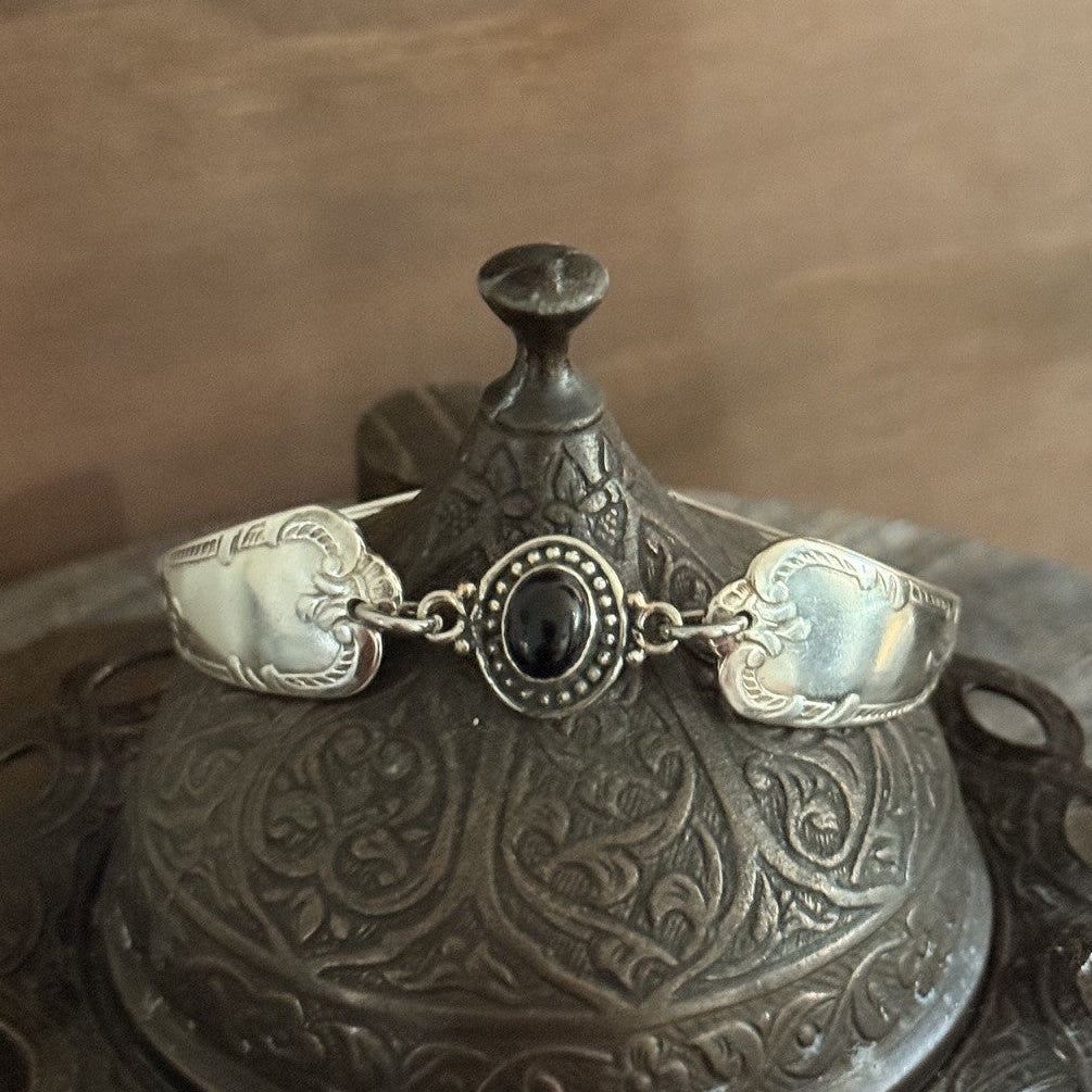 Grosvenor Diane Cake Fork Bracelet with Sterling Silver Connector