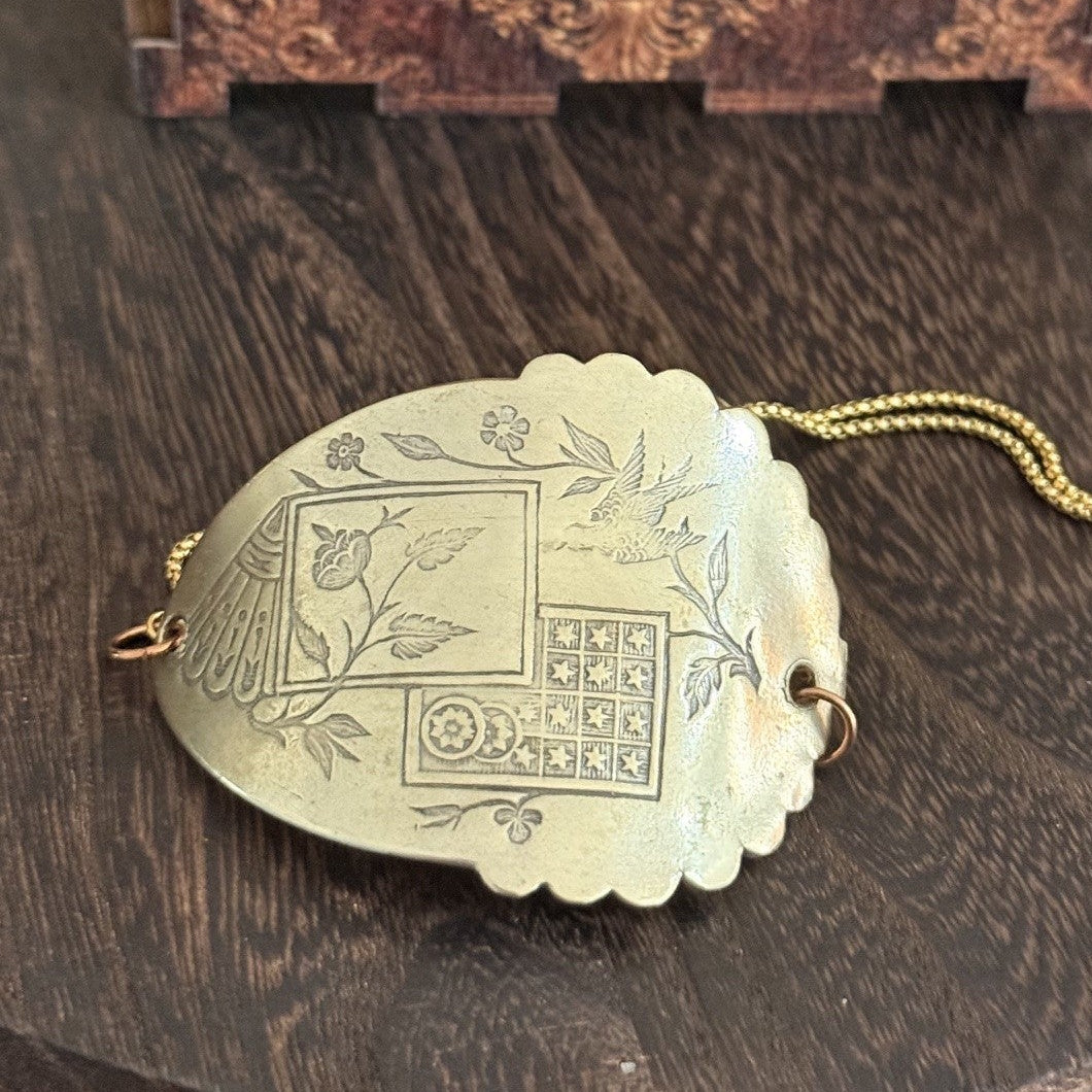 Vintage Gold Wash EPNS Serving Spoon Slider Bracelet