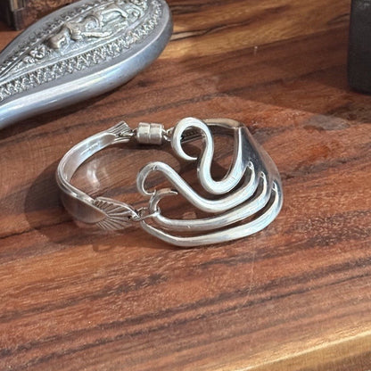 Hand Formed Vintage Fork Bracelet