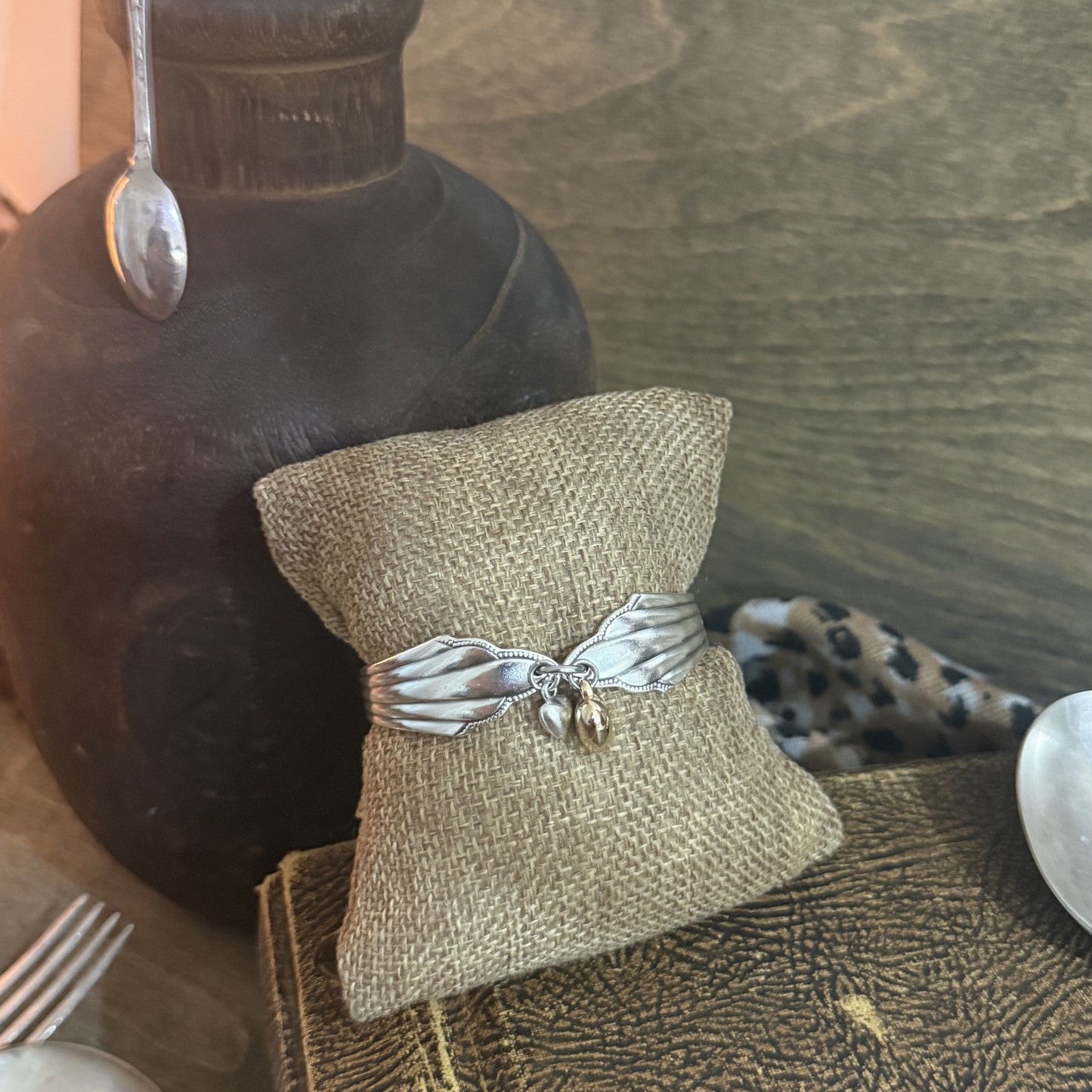 Vintage Sweetheart Silverware Bracelet