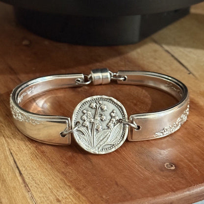 Vintage Rodd Princess Silverware Bracelet | Lily of the Valley