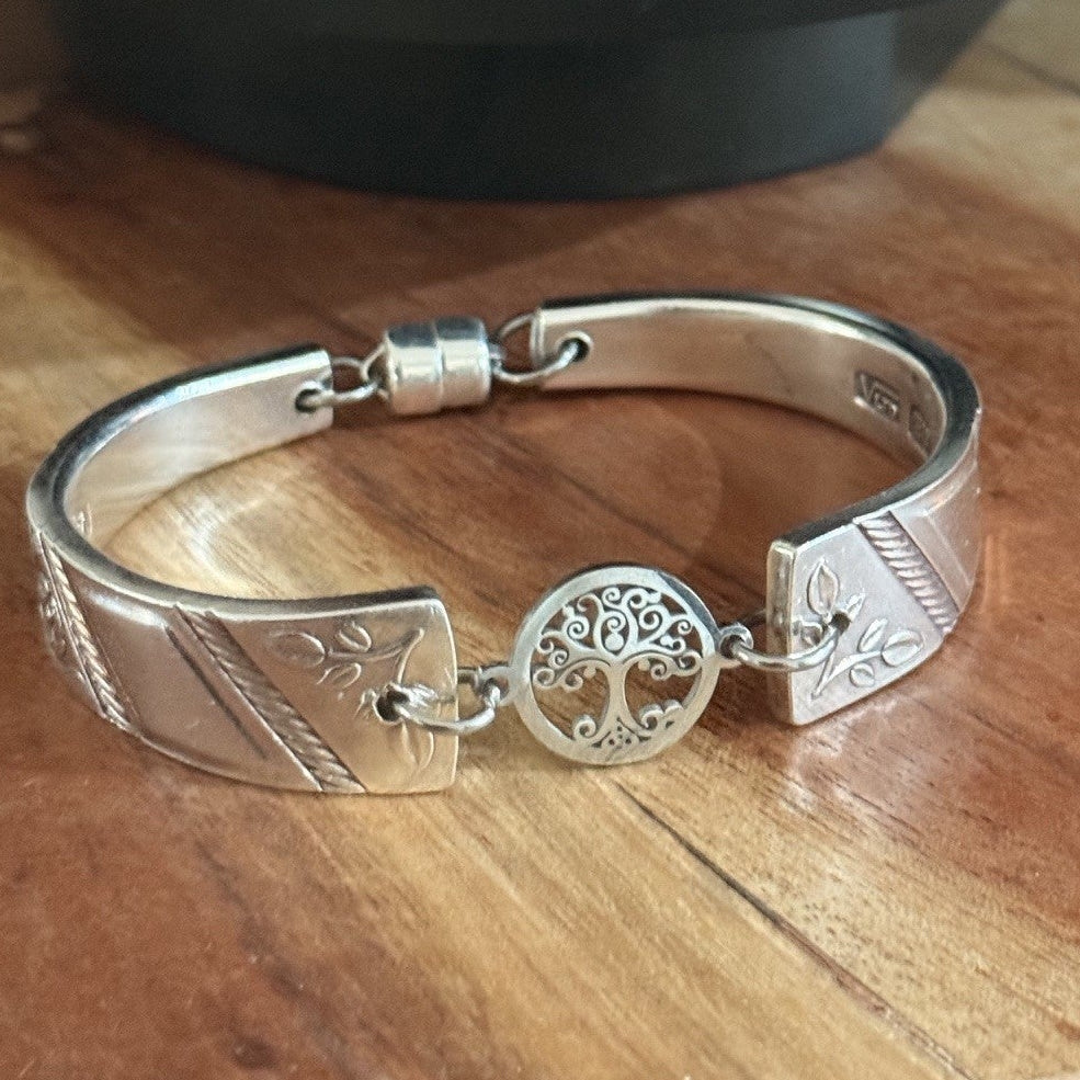 Vintage Viners Sheffield Tree of Life Bracelet