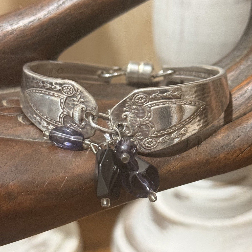 1916 Genuine Vintage Heraldic Spoon Handle Bracelet