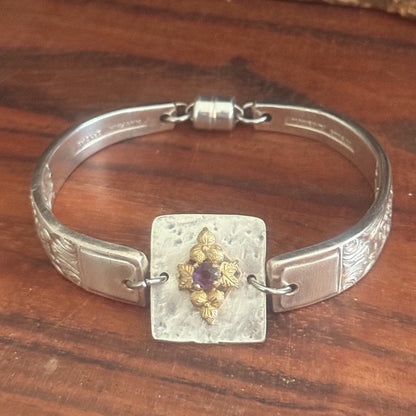 Vintage Spoon Handle Statement Bracelet