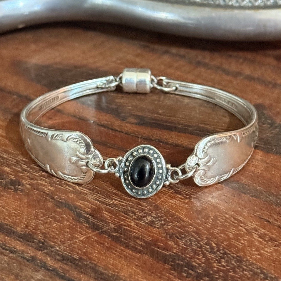Grosvenor Diane Cake Fork Bracelet with Sterling Silver Connector