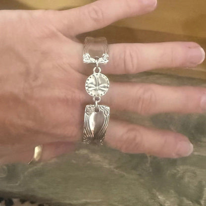 Silverware Dragonfly Vintage Bracelet