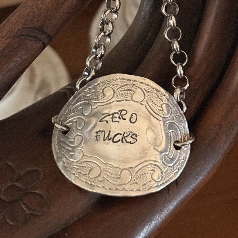 1950s Rodd Jasmine “Zero Fucks” Spoon Bracelet