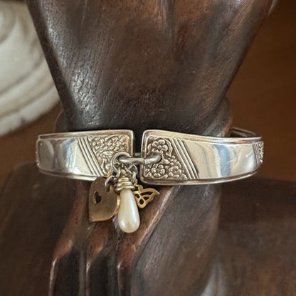 Vintage Margaret Rose Charm Bracelet