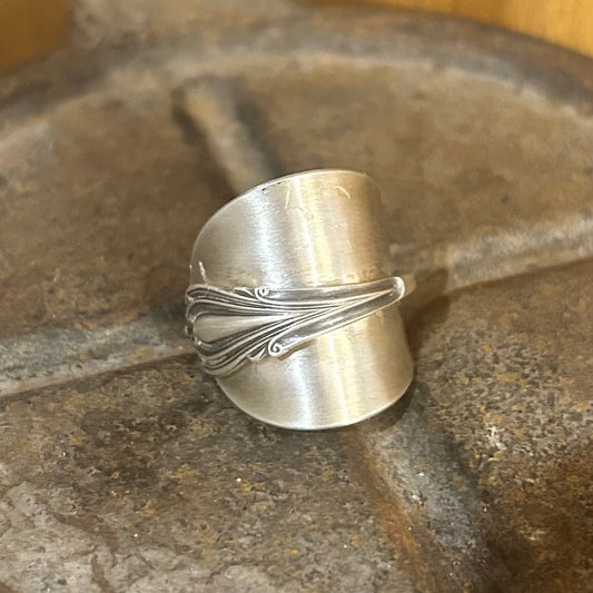 Sterling Silver Spoon Ring - 1895