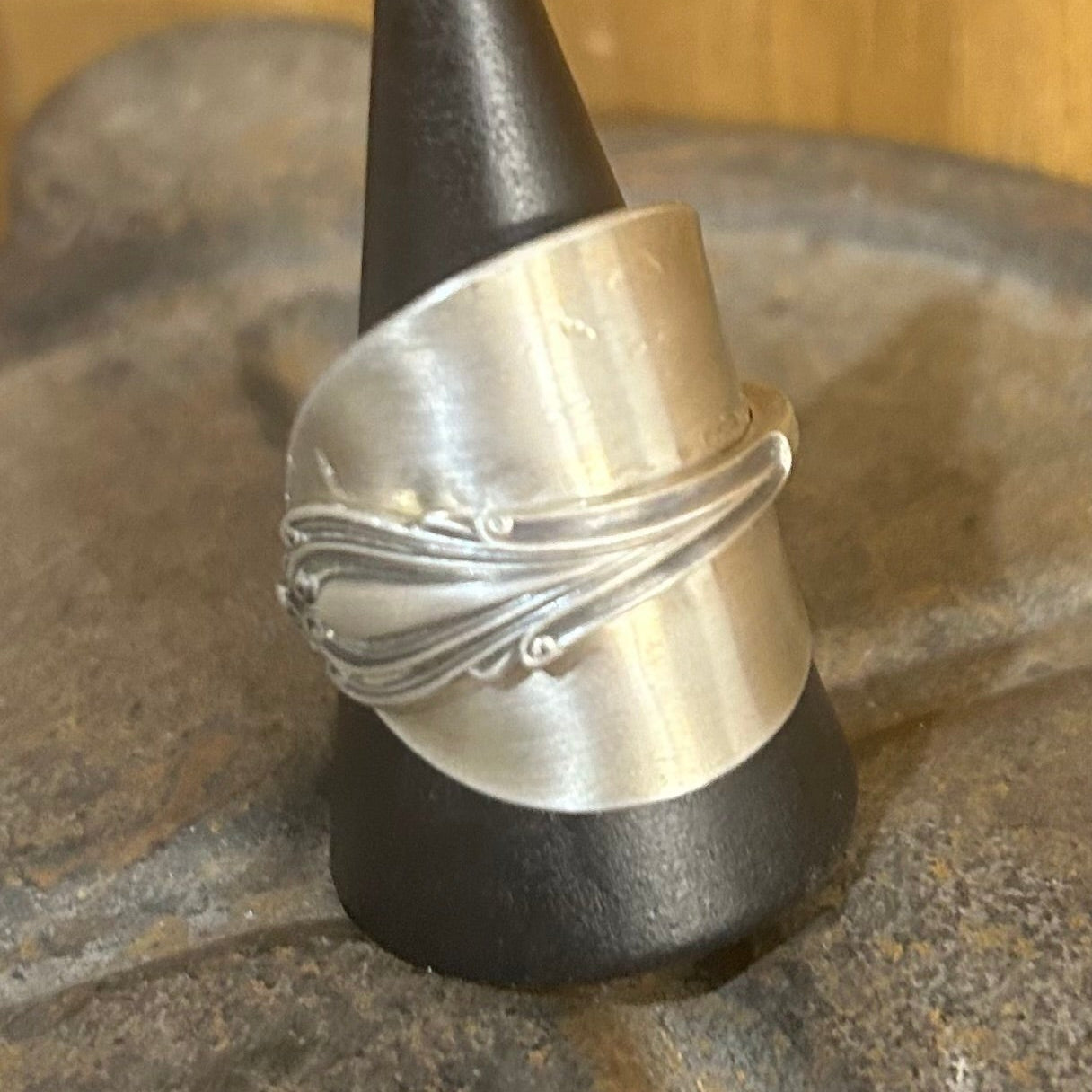 Sterling Silver Spoon Ring - 1895