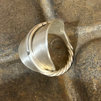 Sterling Silver Spoon Ring - 1895