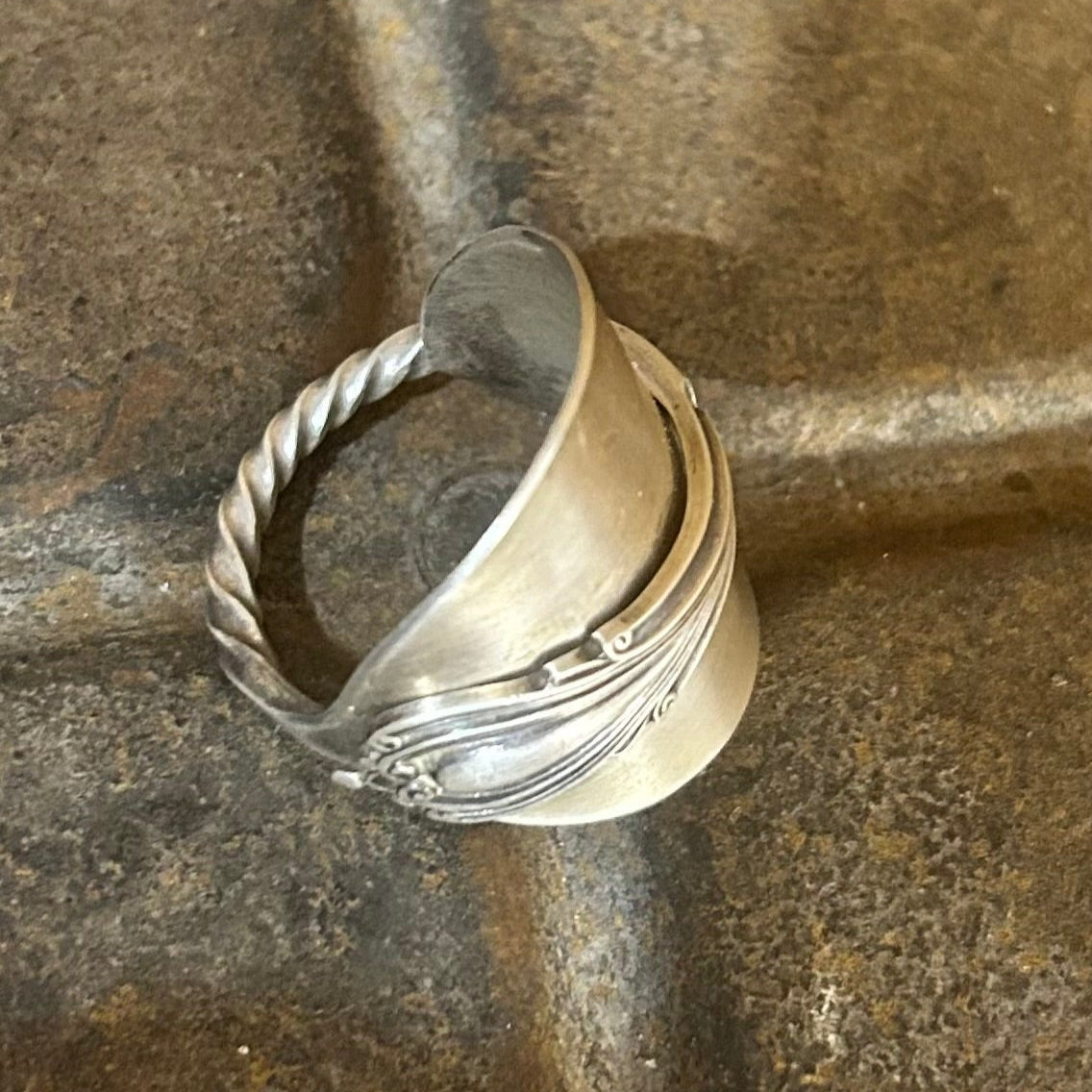 Sterling Silver Spoon Ring - 1895