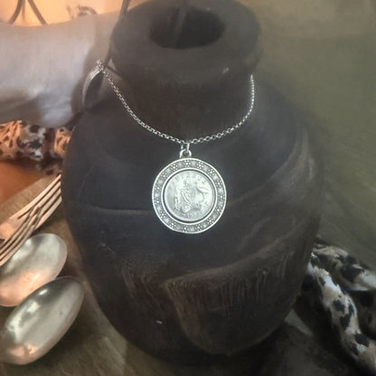 1957 Australian Sixpence Coin Necklace