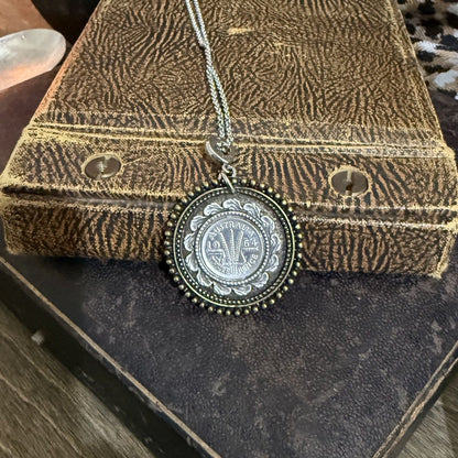 1964 Threepence Final Year of Mintage Neccklace