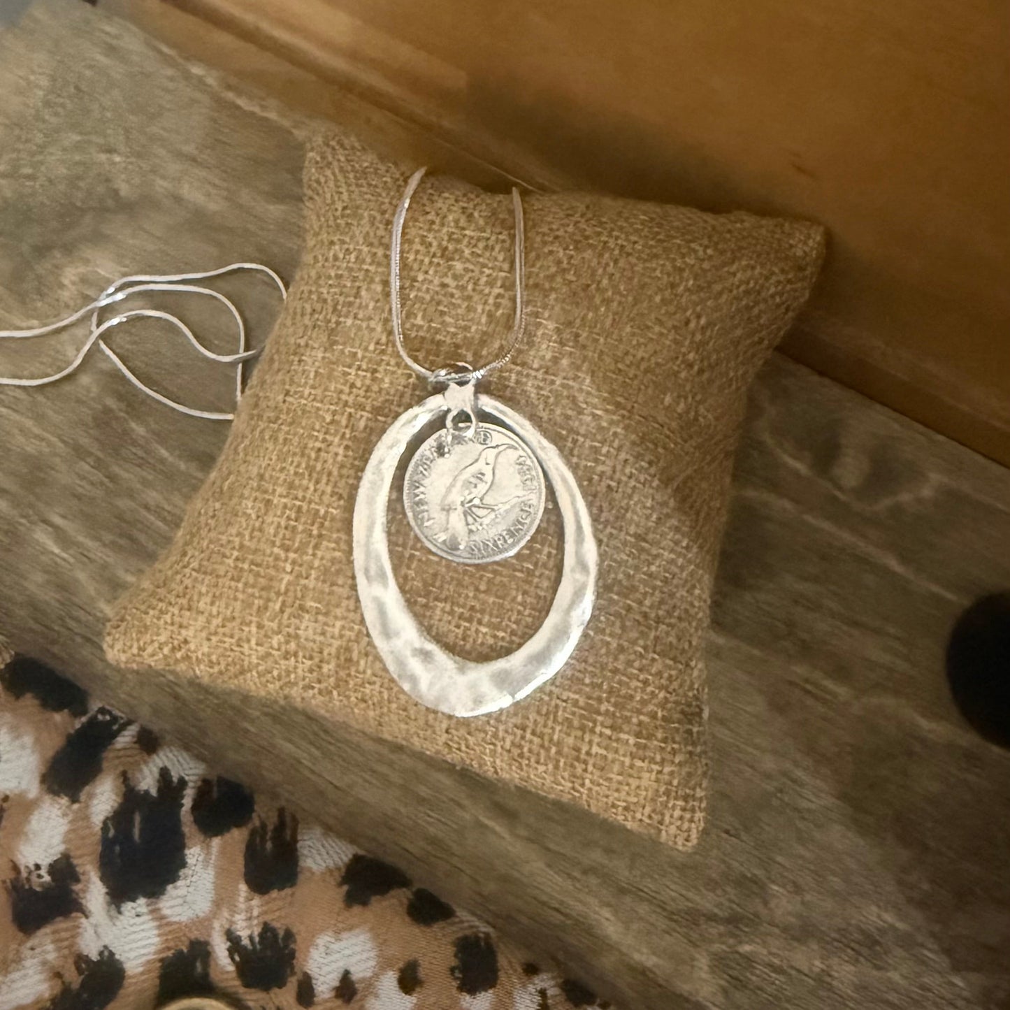 1934 New Zealand Coin Necklace