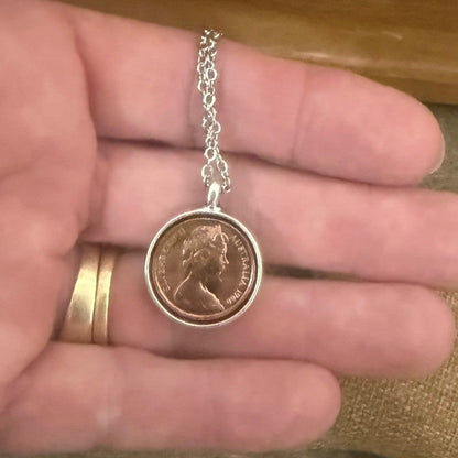1966 Australian History Coin Necklace