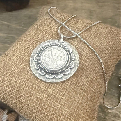 1951 Australian Threepence Necklace