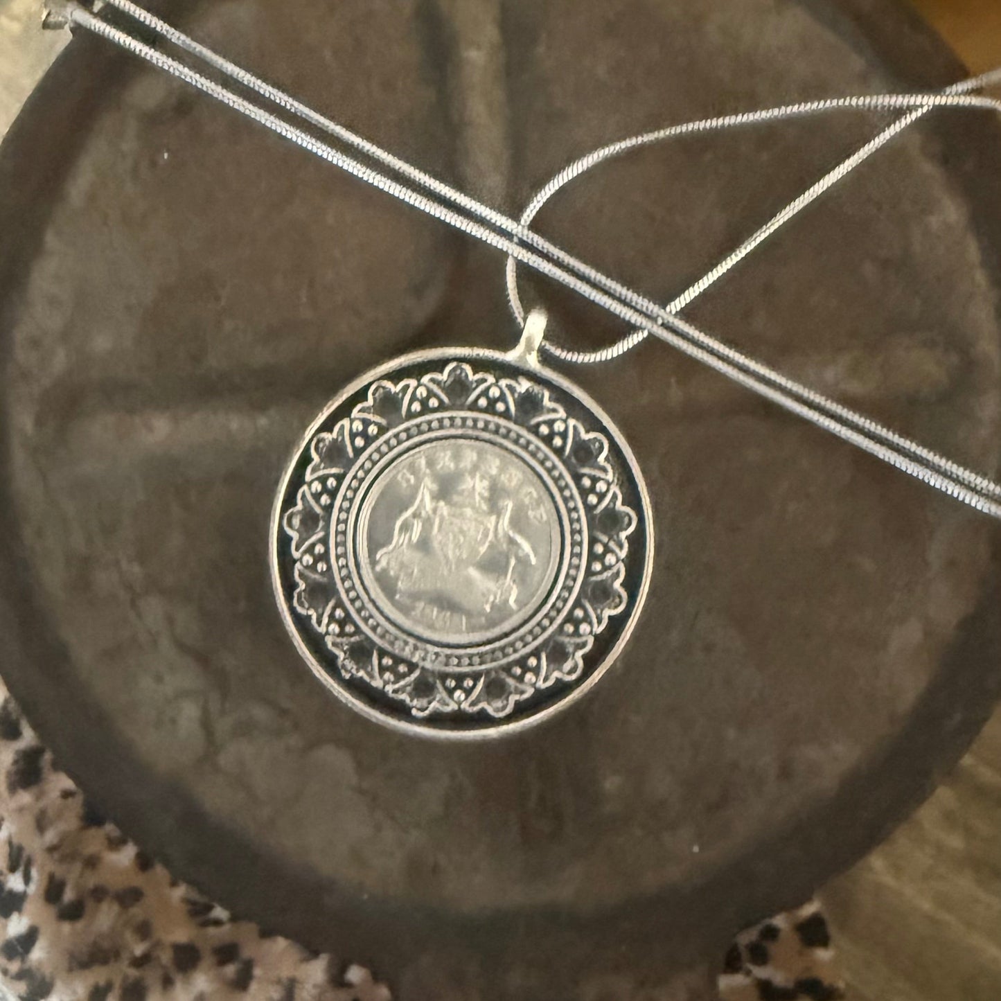 1962 Australian Sixpence Necklace