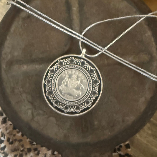 1962 Australian Sixpence Necklace