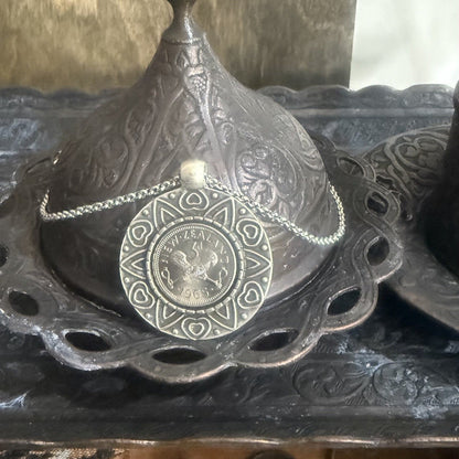1965 New Zealand Coin Necklace