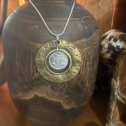 1962 Australian Sixpence Necklace