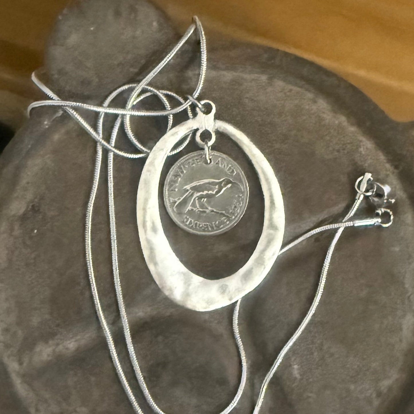 1934 New Zealand Coin Necklace