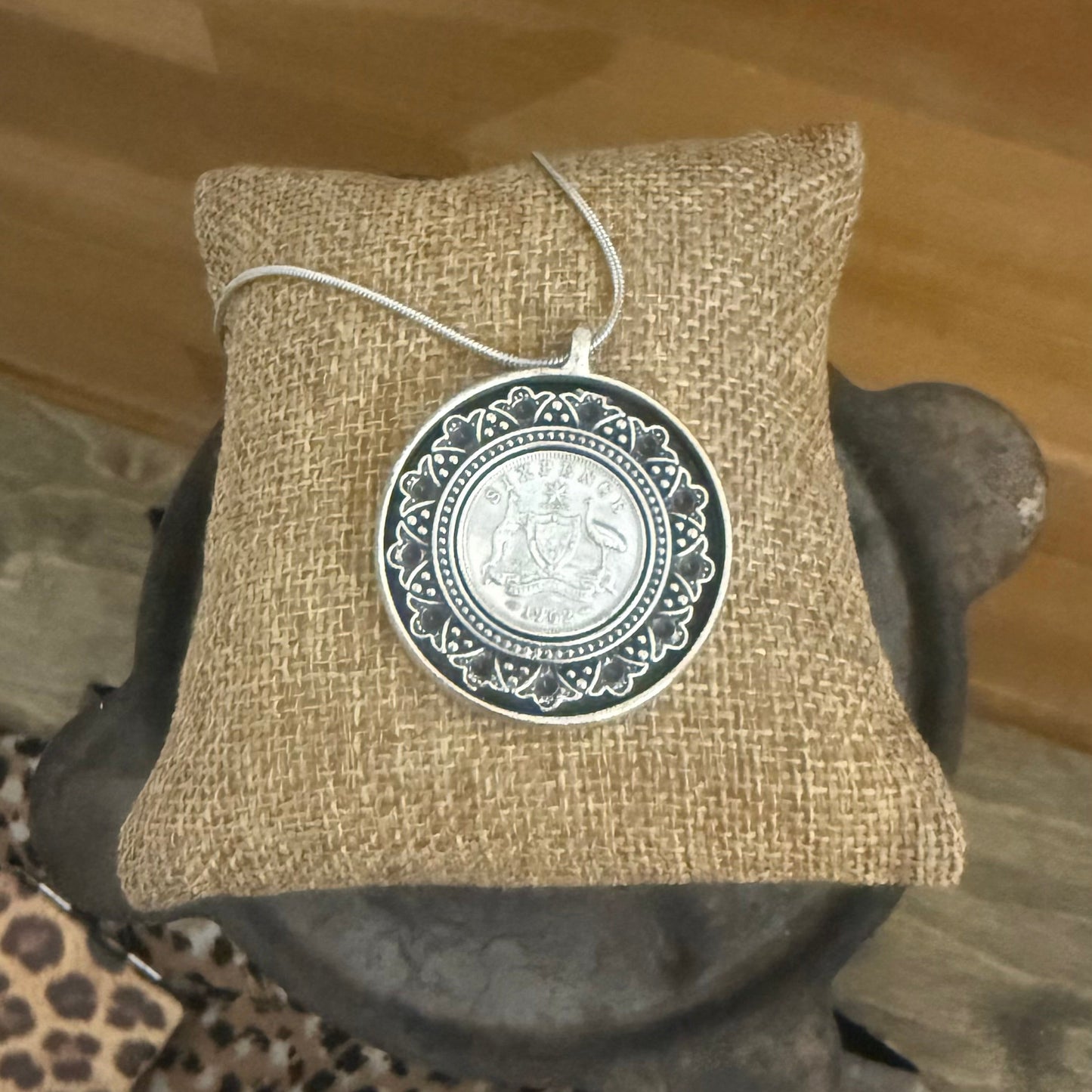 1962 Australian Sixpence Necklace