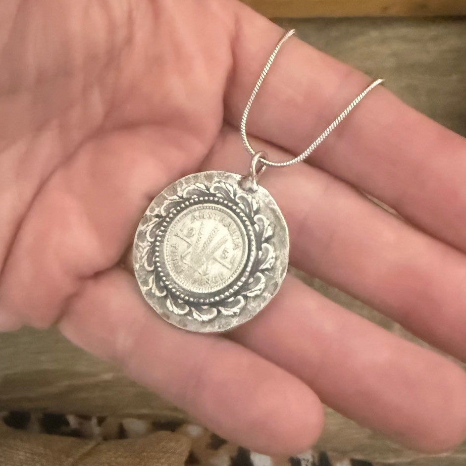 1951 Australian Threepence Necklace