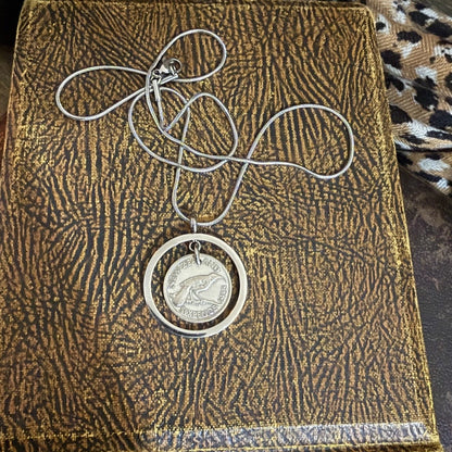 1933 New Zealand Sixpence Necklace
