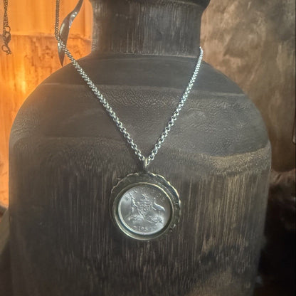 1957 Sixpence Coin Necklace