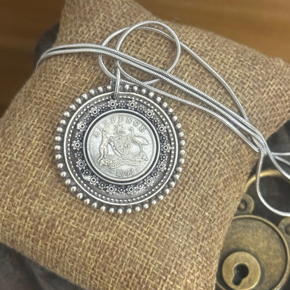 1963 Australian Sixpence Necklace - End of an era