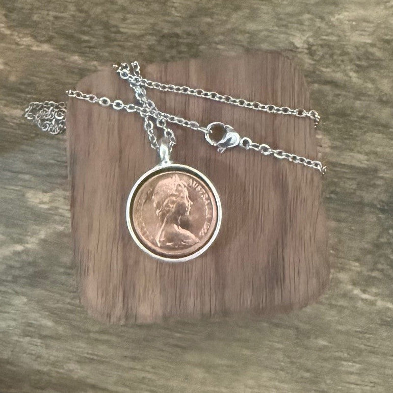 1966 Australian History Coin Necklace