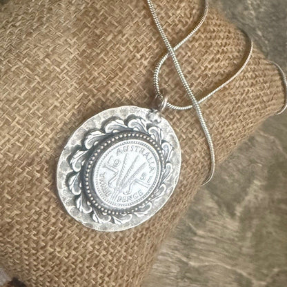 1951 Australian Threepence Necklace
