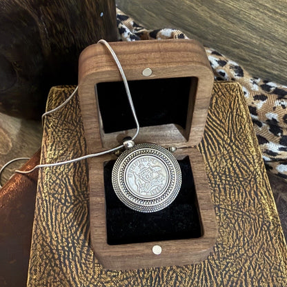 1955 Sixpence Reimagined History Necklace