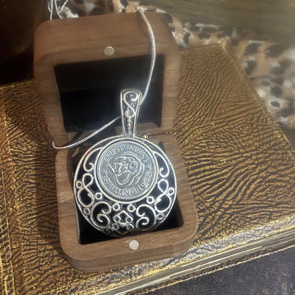 1946 Australian Shilling Necklace