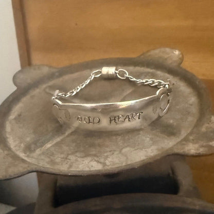 Wild Heart Thistle Cuff Bracelet