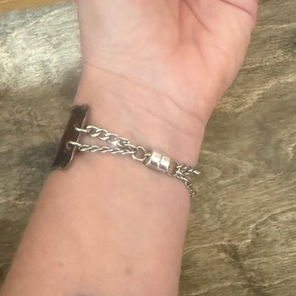 Copper Handstamped Cuff Bracelet