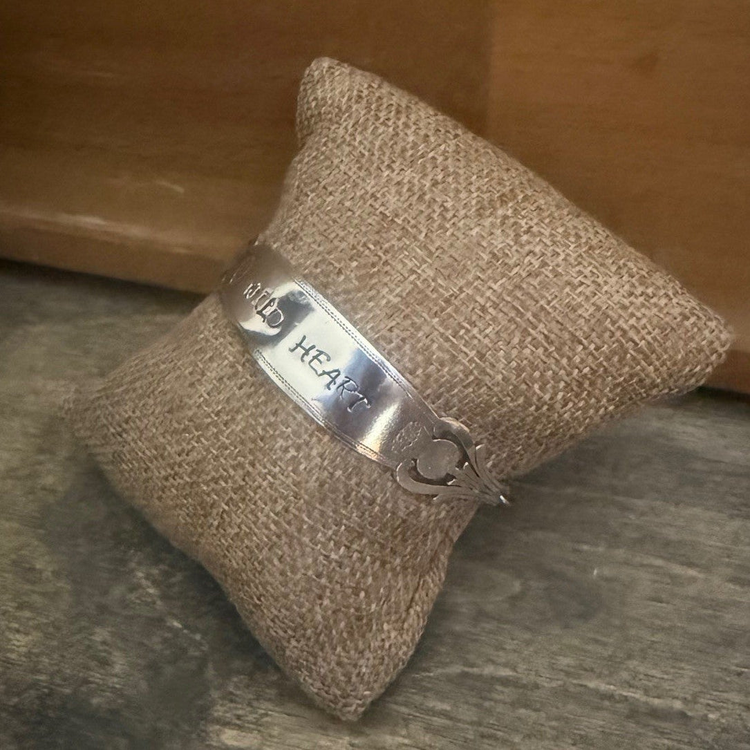 Wild Heart Thistle Cuff Bracelet