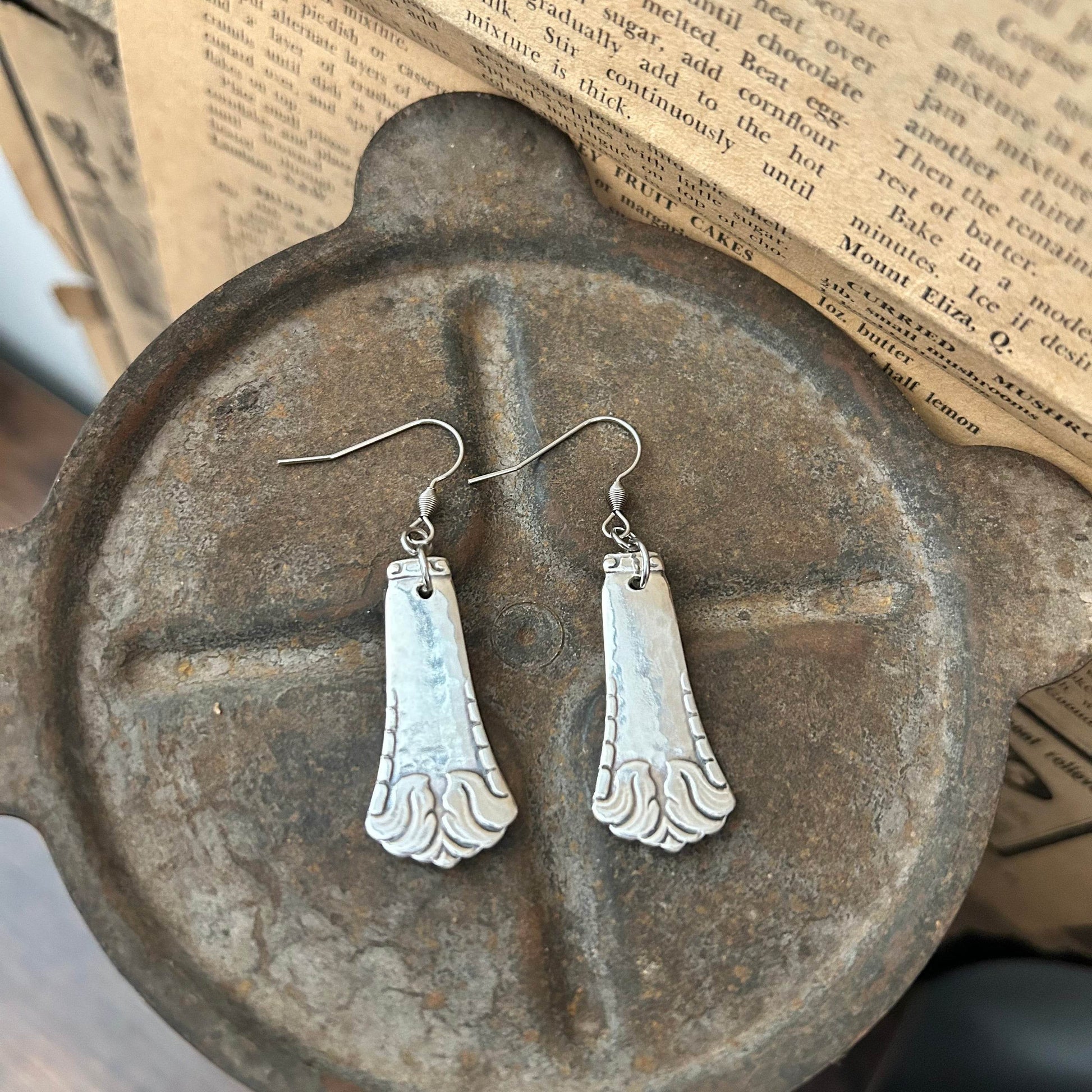 Danish Silver Earrings - Old World Charm - Molly Made